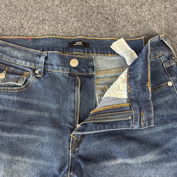 True Religion Jeans Rocco SN Flap Relaxed Skinny 34 x 30 Dark Shivering NWT $159 - Picture 7 of 12